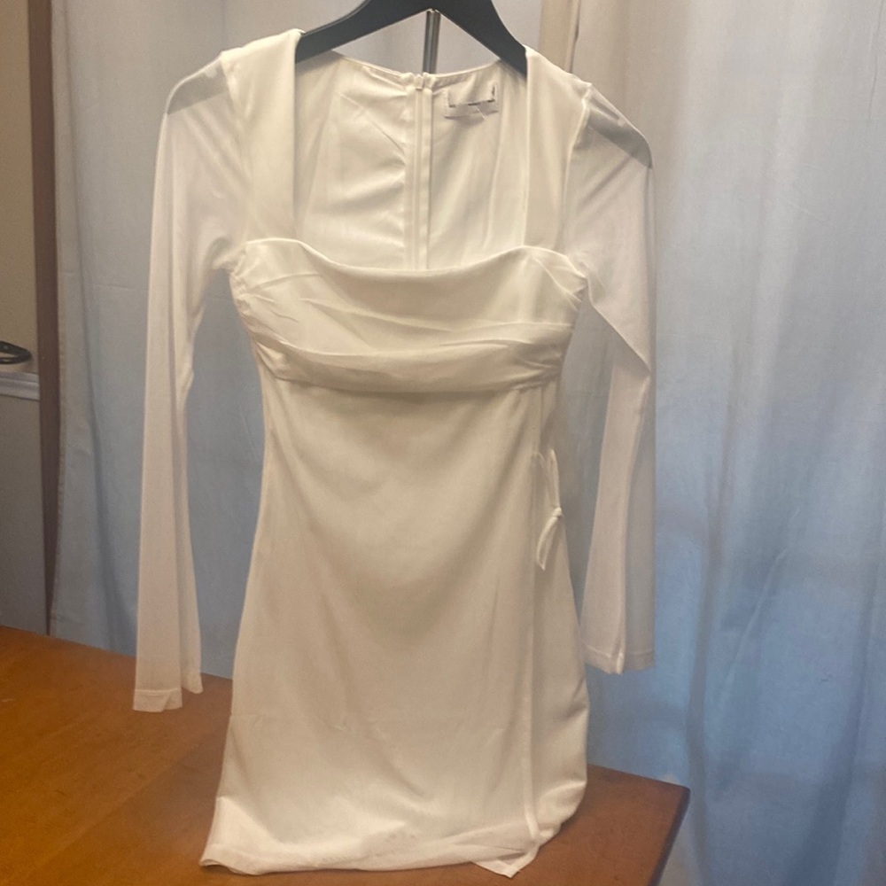 COPY - Princess Polly White Martinez Fit and Flare Mini Dress